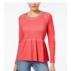 Style Co Peplum Sweater Top